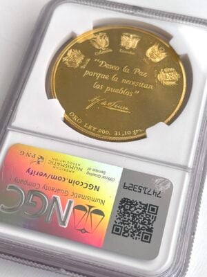 委内瑞拉-1995-苏克雷二百周年纪念-NGC-PF68-ucam_2 委内瑞拉 1995 苏克雷二百周年纪念 NGC PF68 UCAM