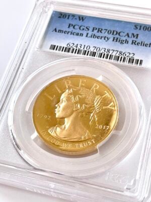 American Lady Liberty 225° anniversario 2017 1 oz pcgs pr70 dcam