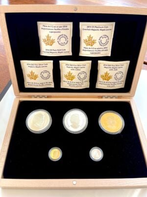 kanada-2014-overlaid-majestic-maple-leaves-5-muenzen-proof-set-gold-silber-platin_2 Kanada 2014 Overlaid Majestic Maple Leaves 5 Muenzen Proof Set Gold Silber Platin