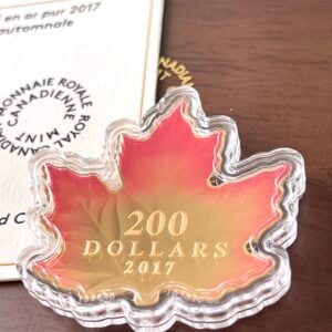 Kanada 2017 200 Dollar Maple Leaf Herbstfeuer Gold Proof