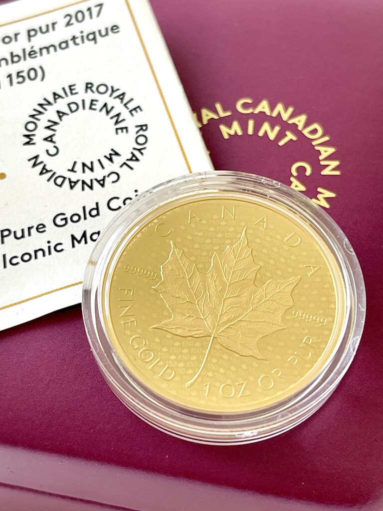 Canada 2017 Maple Leaf 200 Dollari 150 Iconica Maple Leaf