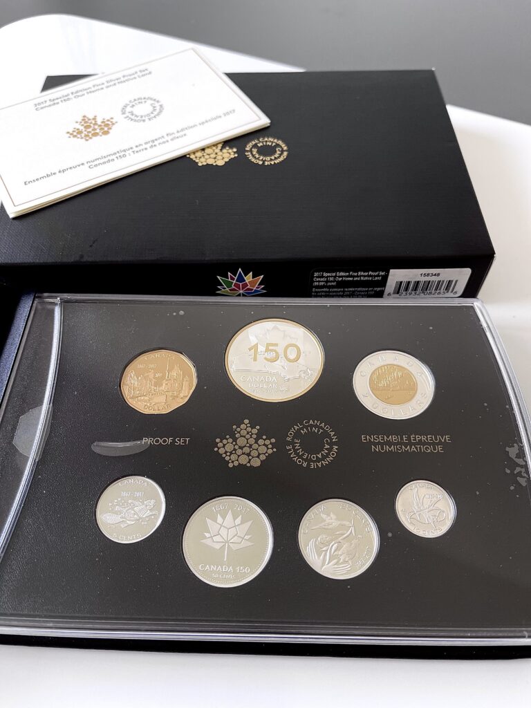 Monete d'argento del nostro paese d'origine Canada 2017
