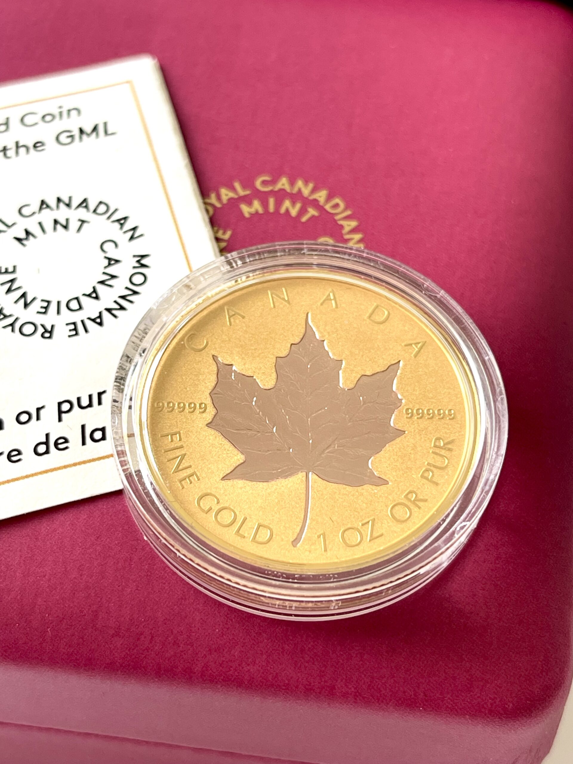 Canada - 40th Anniversary of the Gold Maple Leaf - Incuse Coinage
