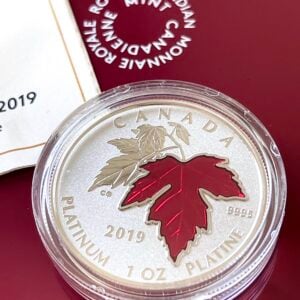 kanada 2019 maple leaf forever platin 1oz proof 3
