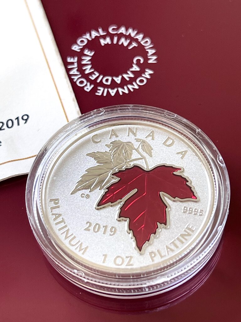 加拿大 2019 枫叶永恒铂金 1 盎司精制