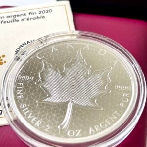 Kanada 2020 10 Dollar Pulsating Maple Leaf Silbermuenze