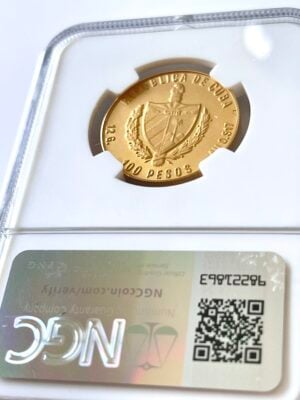 cuba-100-pesos-1980-premier-vol-spatial-commun-soviétique-ngc-ms69_2 Cuba 100 Pesos 1980 Premier vol spatial conjoint Soviétique NGC MS69