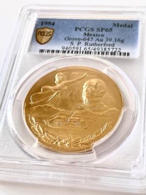 Messico 1954 centenario della difesa di Guaymas PCGS SP65