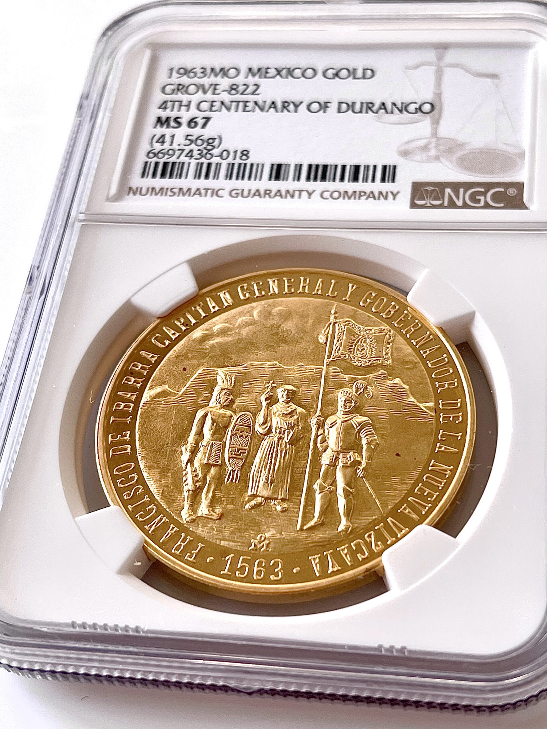 墨西哥- 1963 年- 杜兰戈诞辰四百周年- NGC MS67