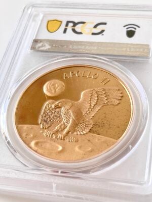 墨西哥-1969-阿波罗-11-PCGS-ms65_11 墨西哥 1969 年阿波罗 11 号 PCGS MS65