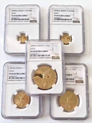 Mexico 2009 Libertad Proof Set NGC PF69 UCAM