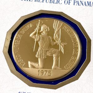 Panama 1975 500 Balboas Etui COA