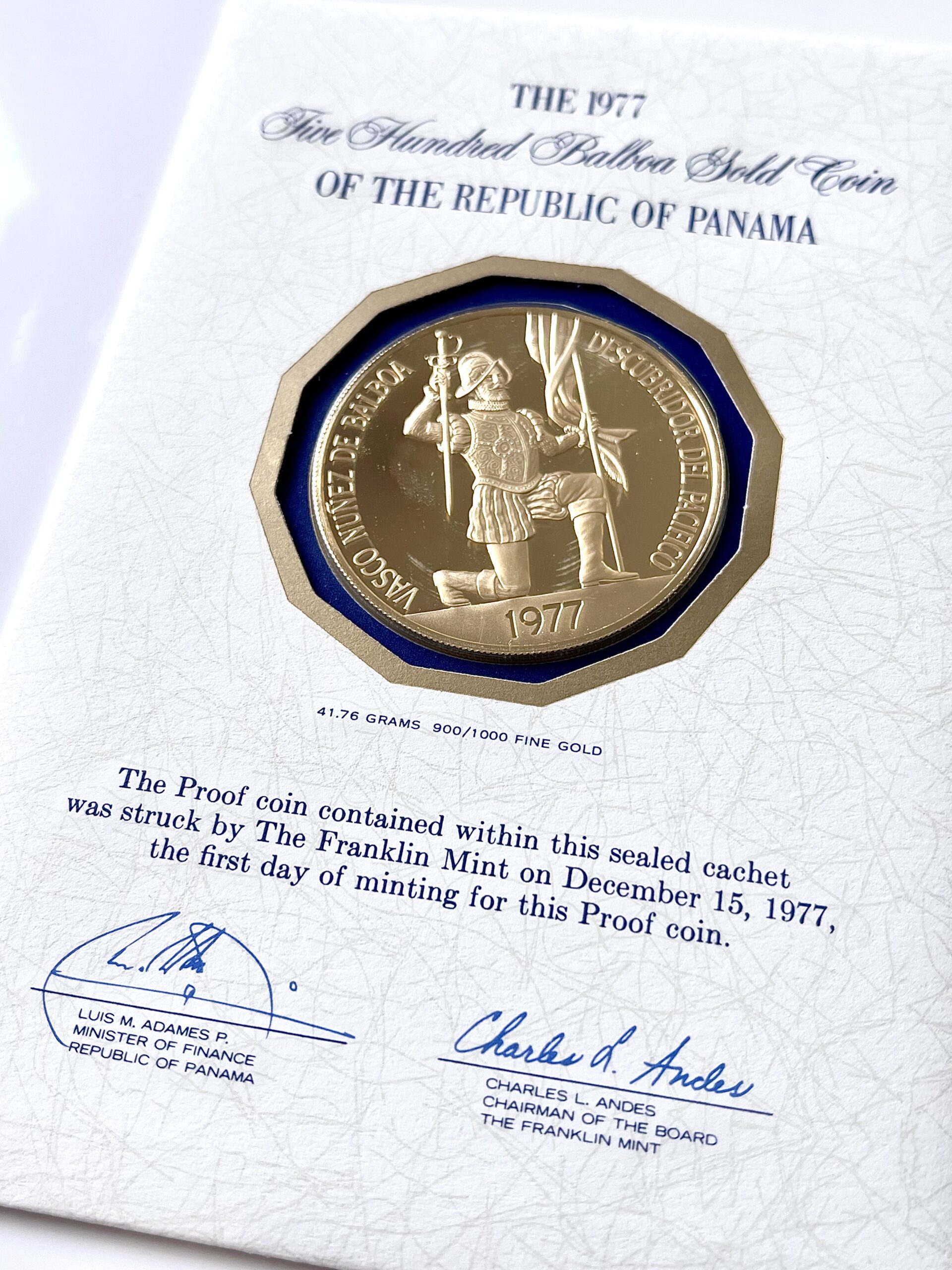 panama-1977-500-balboas-case-coa_1 Panama 1977 500 Balboas Caso COA