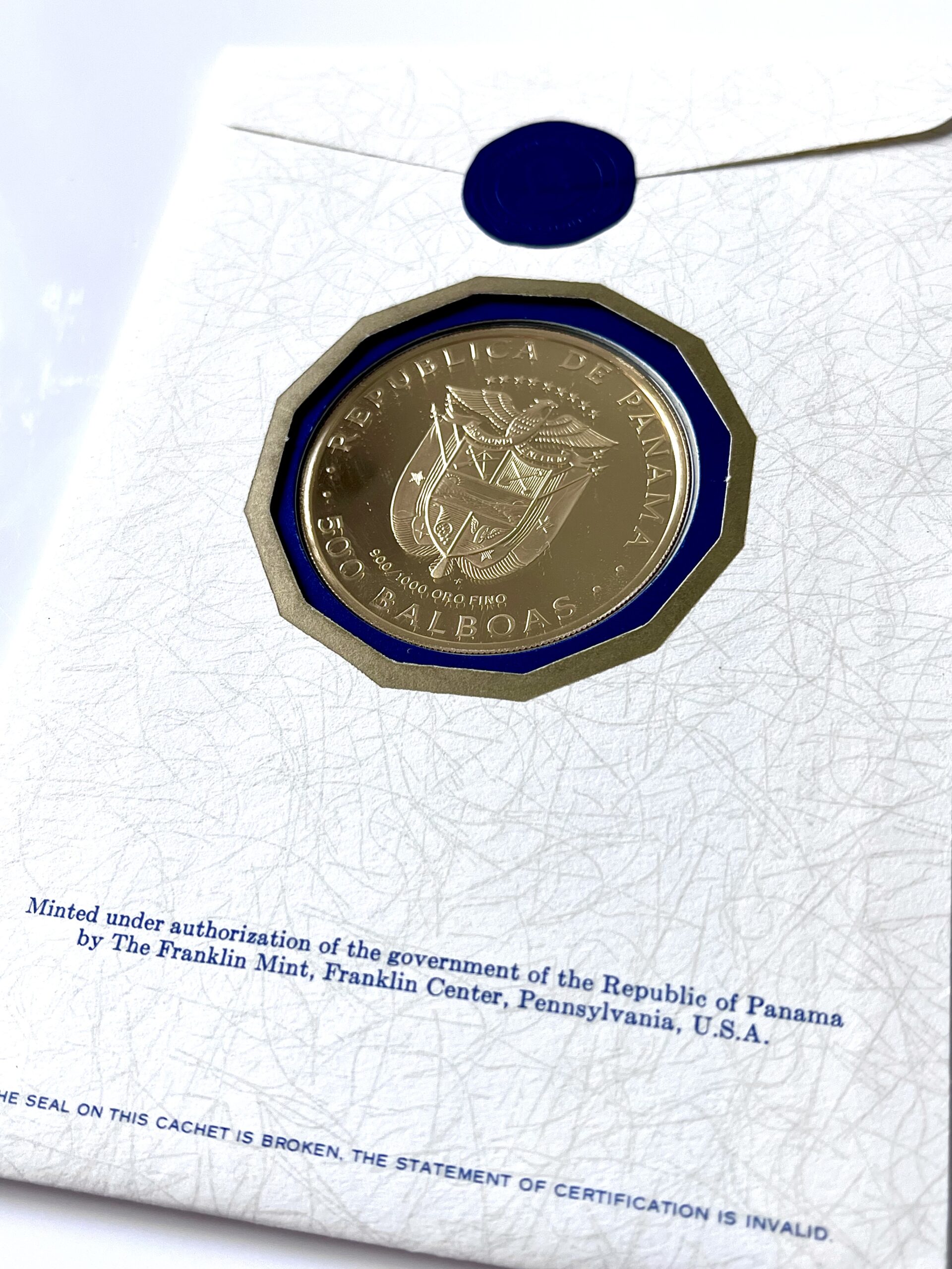 panama-1977-500-balboas-case-coa_2 Panama 1977 500 Balboas Caso COA