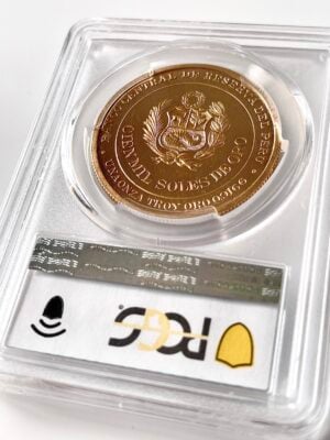 秘鲁-1979-100K-米格尔-格雷-PCGS-ms67_3 秘鲁 1979 年 100k 米格尔·格雷 PCGS MS67