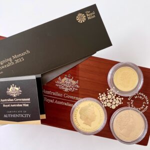 UK Australien Kanada 2015 longest reigning monarch gold proof set