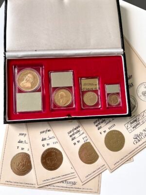 Kruegerrand-1987-GRC-Sagce-Gold-Proof-set_2 克鲁格兰1987年集选区SAGCE金质精制套装
