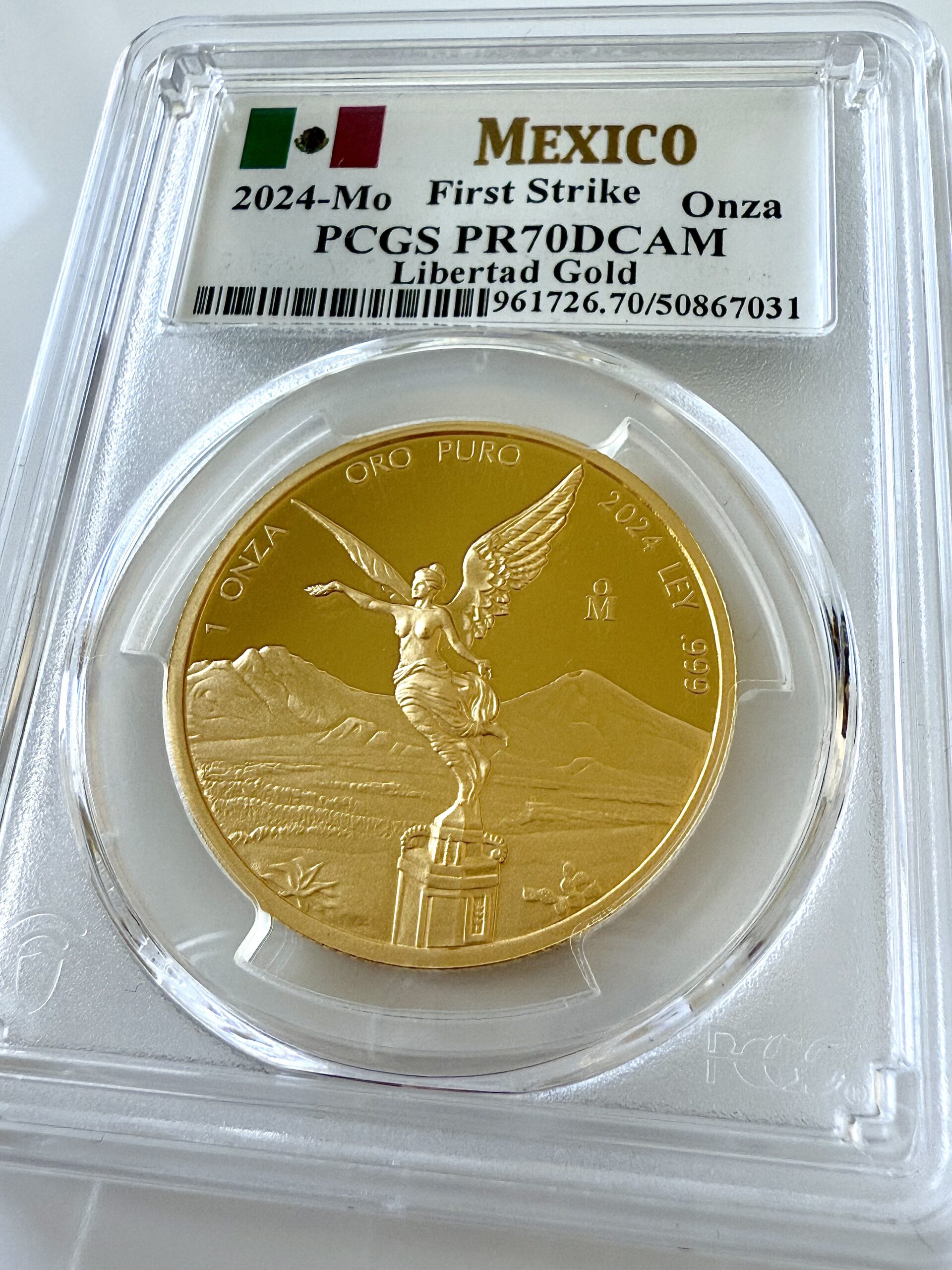mexiko-2024-libertad-1oz-proof-gold-first-strike-pcgs-pr70-dcam_coa031_1 Mexiko 2024 Libertad 1oz Proof Gold First Strike PCGS PR70 DCAM COA031