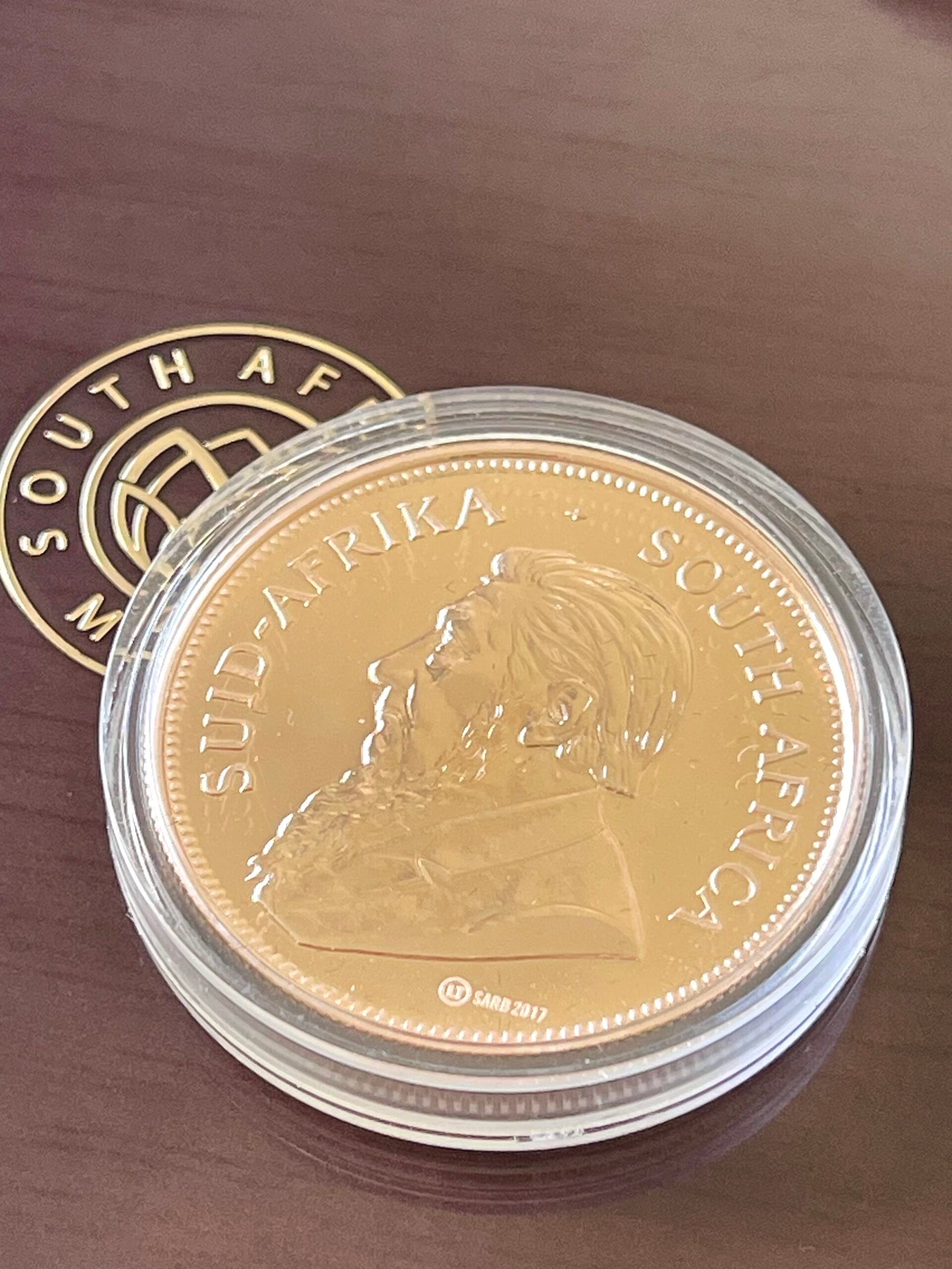 South Africa 1967 Vintage Kruegerrand 2017 1oz Proof Case Gold
