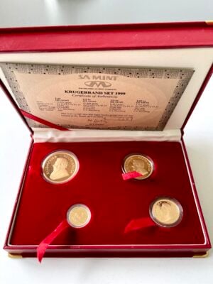 南非 1999 Kruegerrand 精制套装 gold_2 南非 1999 Kruegerrand 精制金币套装