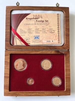 南非 2004 Kruegerrand Proof Prestige Set gold_2 南非2004年克鲁格兰德精制套装金牌