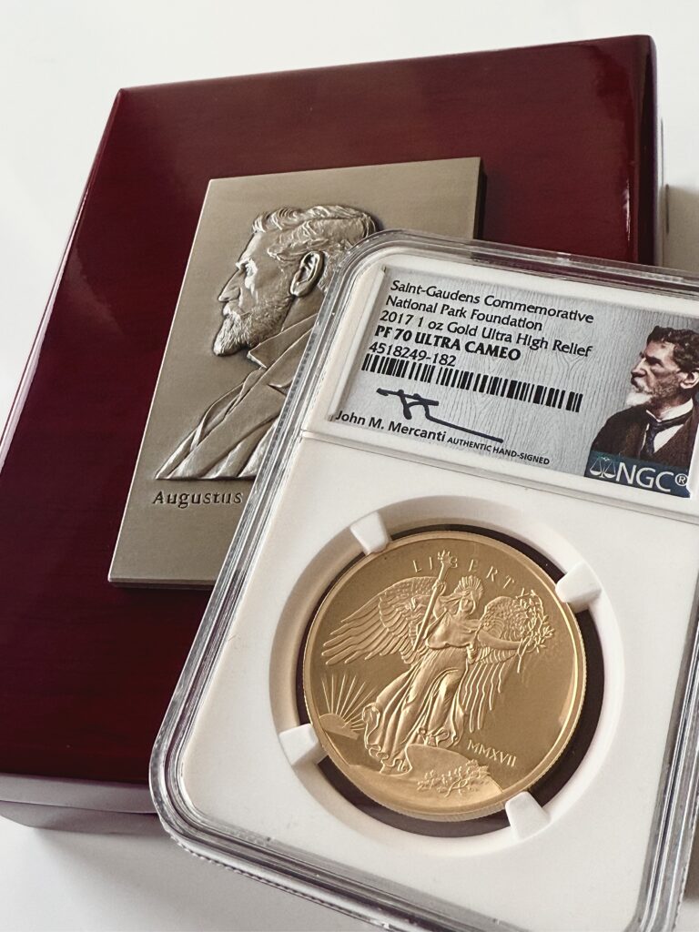 USA 2017 Saint Gaudens Liberty 1oz Gold Ultra High Relief NGC PF70 UCAM