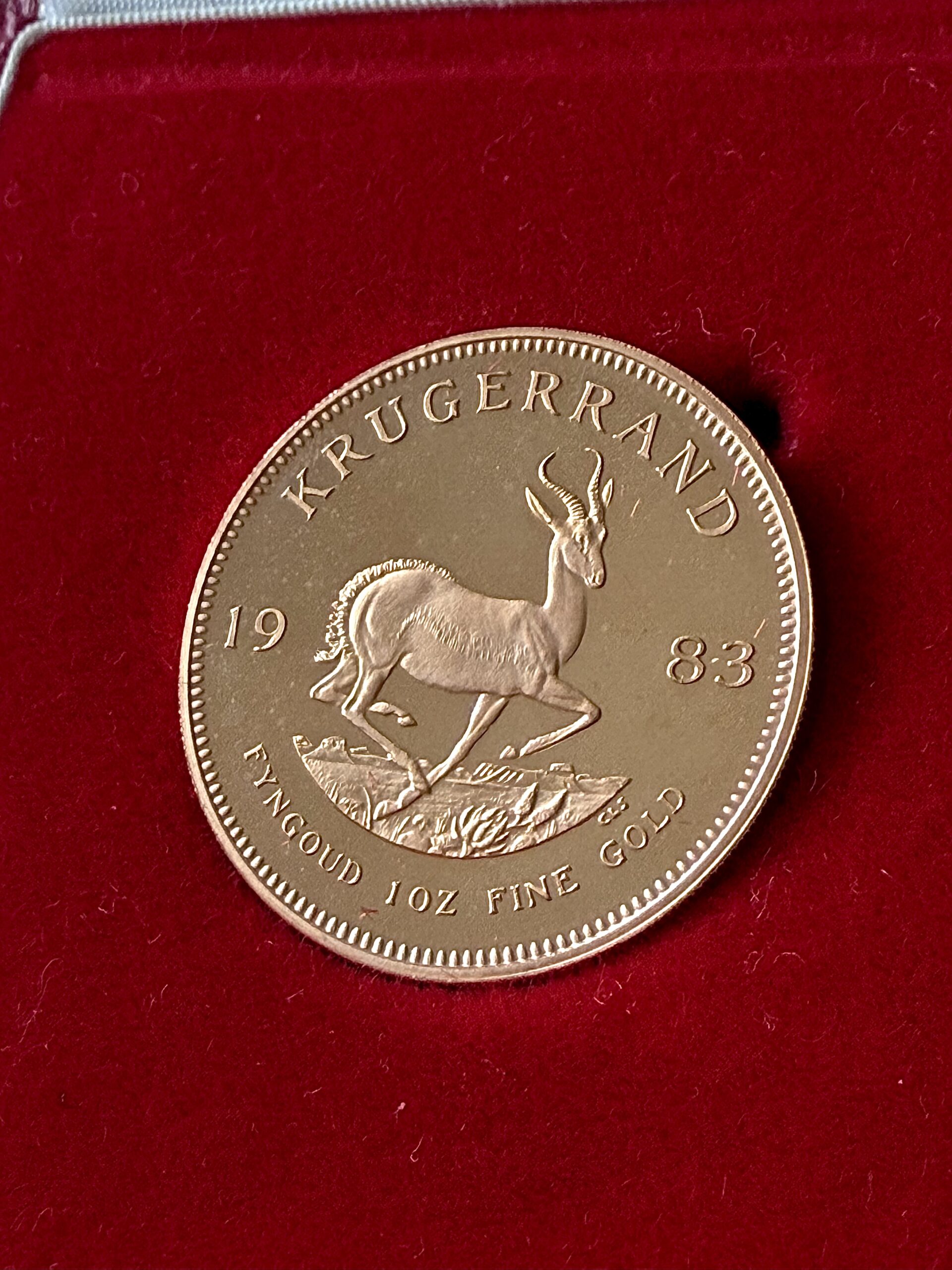 Kruegerrand 1983 1盎司精制金etui_4