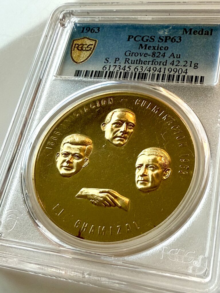 Mexiko 1963 El Chamizal PCGS SP63