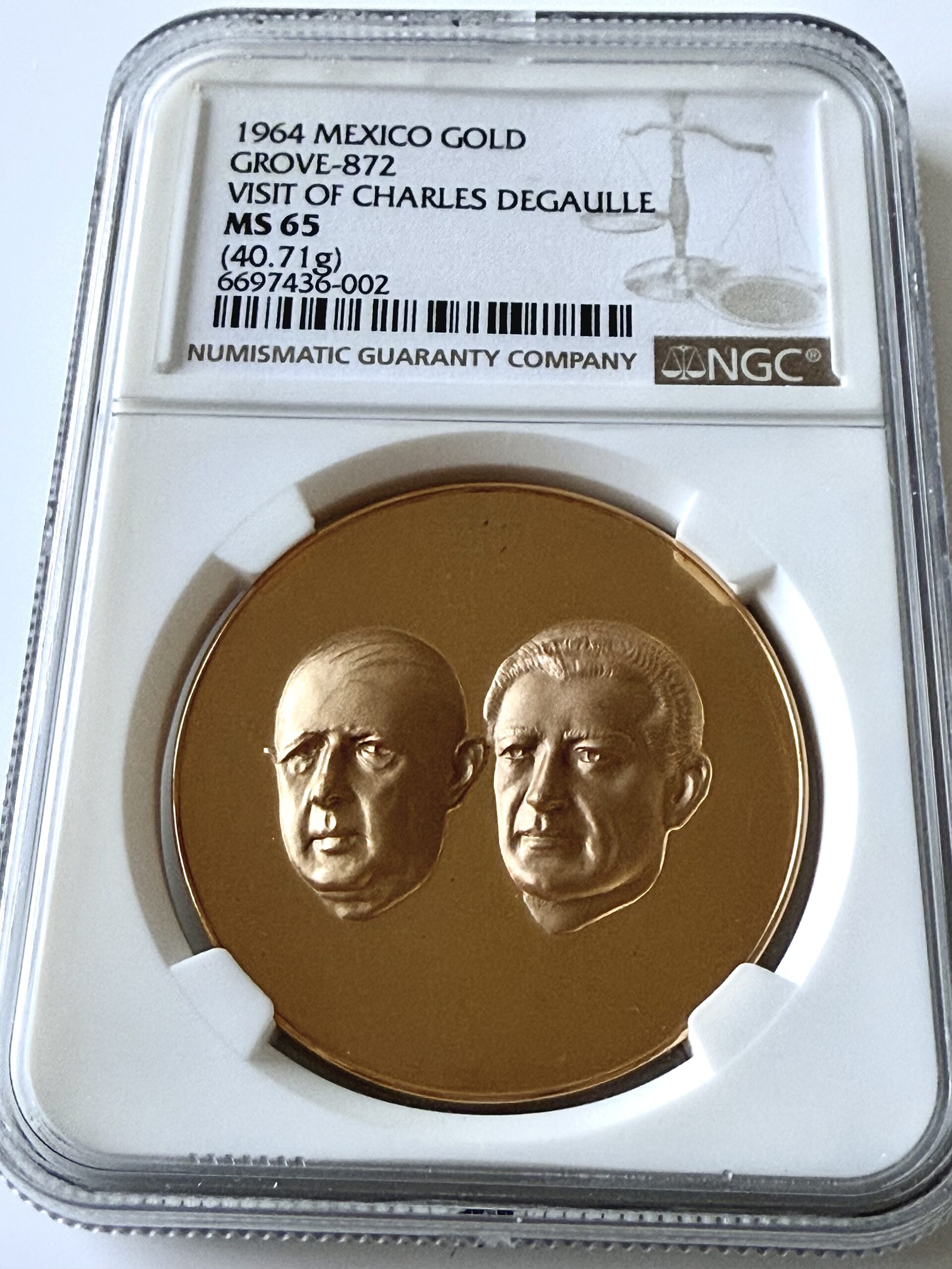 Mexico - 1964 - Visit of Charles de Gaulle