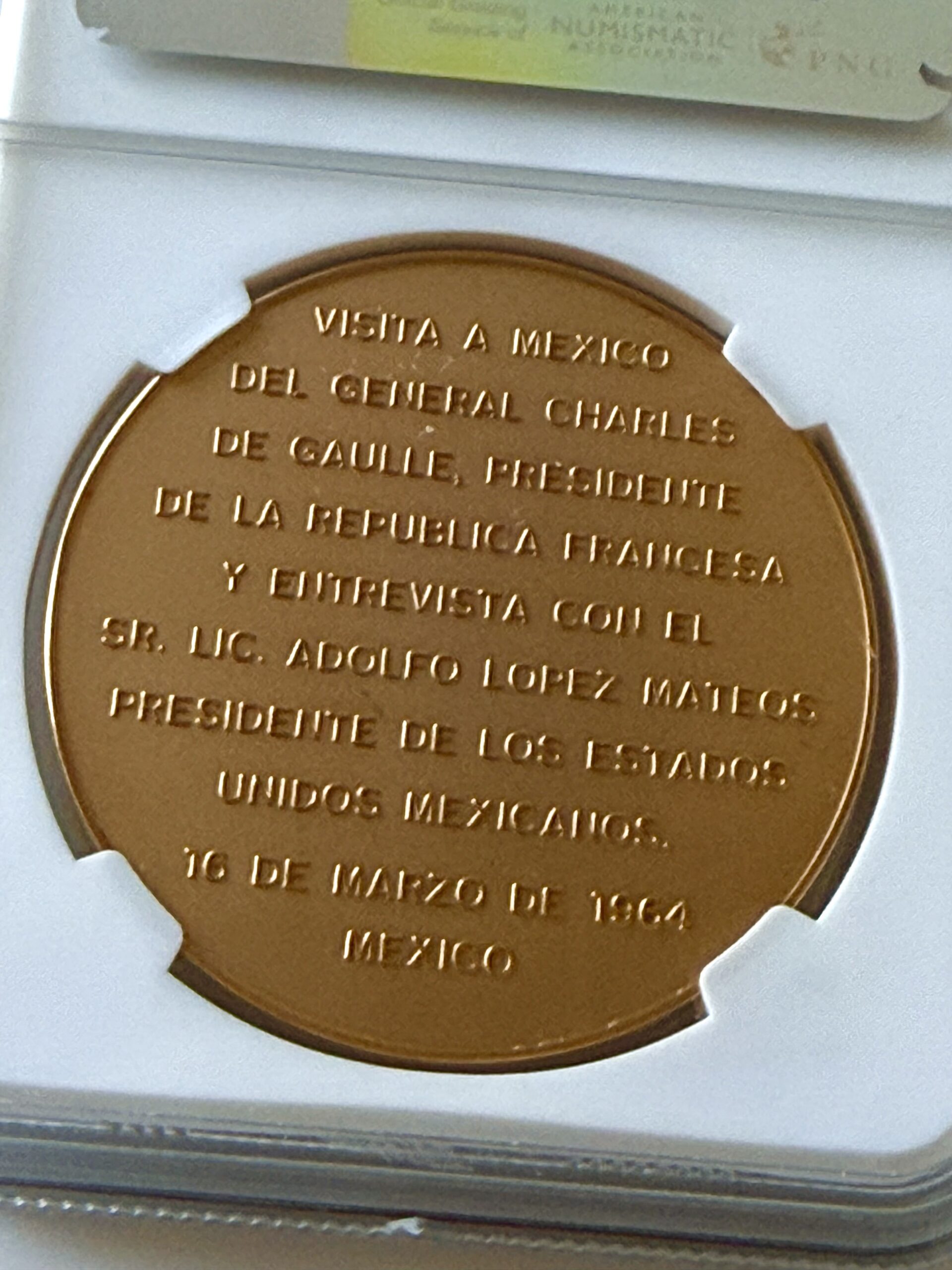 Mexico - 1964 - Visit of Charles de Gaulle