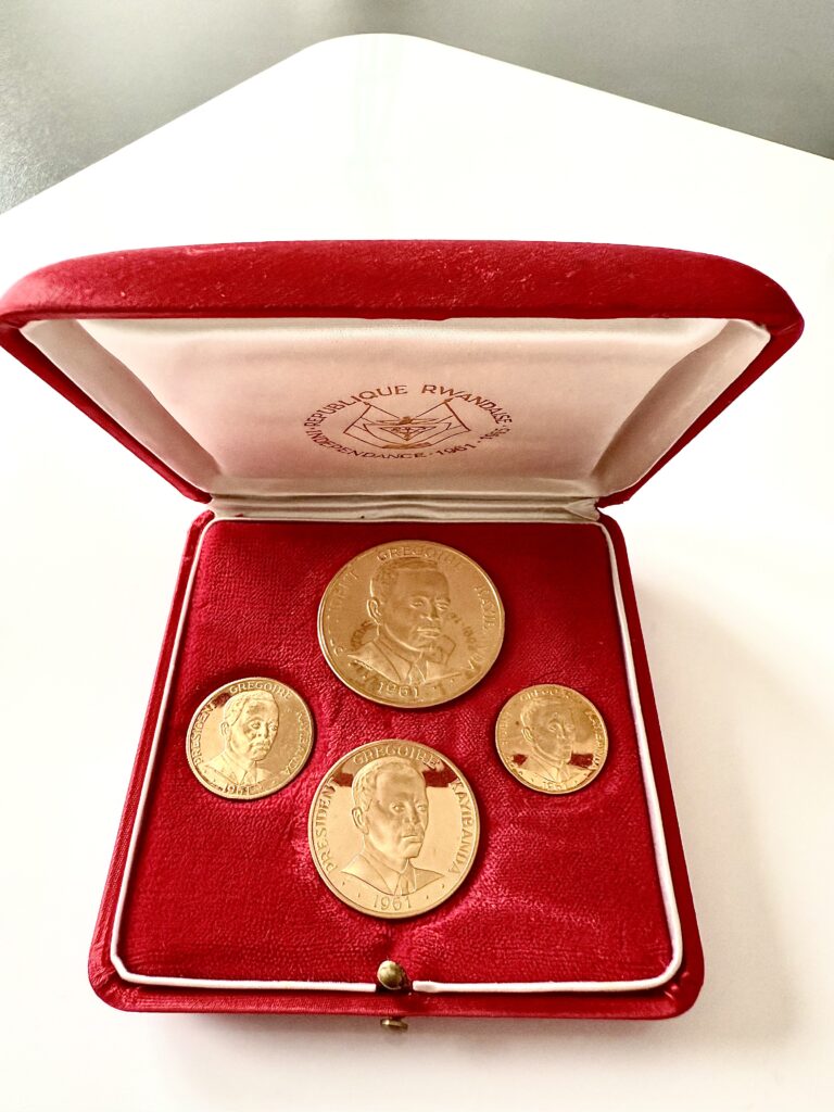 Ruanda 1965 President Gregoire Kayibanda 4th Anniversary Independence