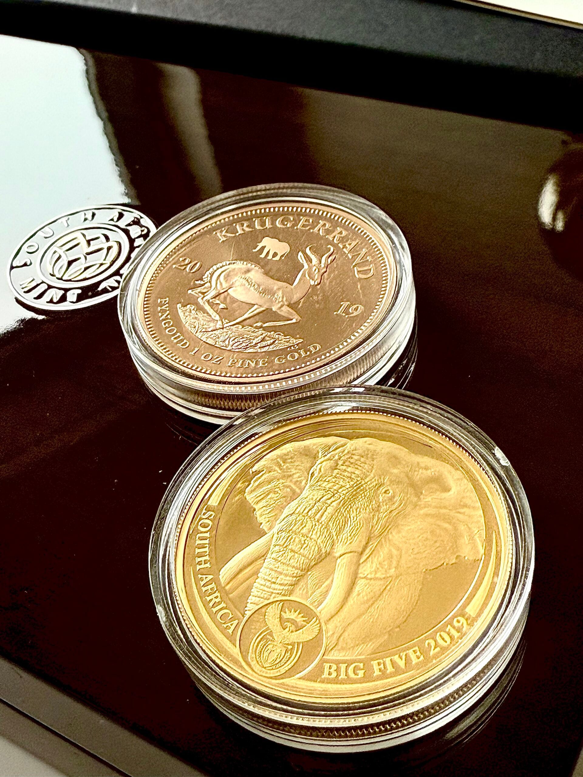 suedafrika big five set 2019 elefant kruegerrand mintmark box coa 3