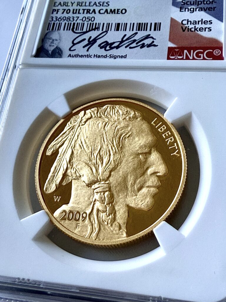USA Buffalo 2009 50 USD Charles Vickers Early ReleasesNGC PF70 UCAM