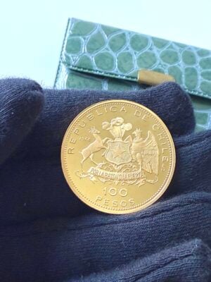 cile-1968-100-pesos-150-anniversario-della-moneta-nazionale-etui-zertifikat_2 Cile 1968 100 Pesos 150° anniversario della monetazione nazionale Certificato di cassa