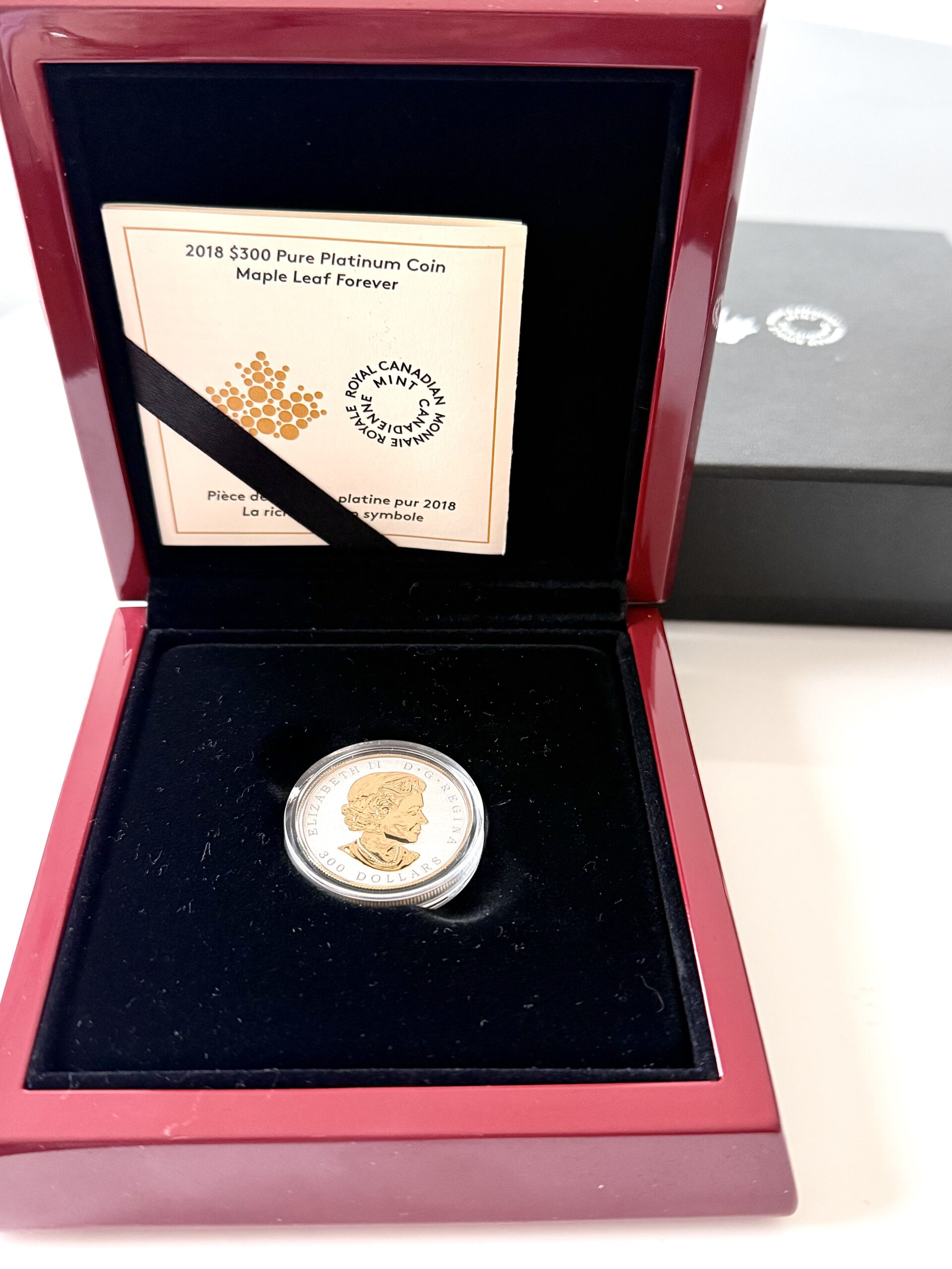 加拿大- 2018 - 铂金反向精制币