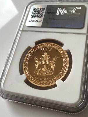 津巴布韦-2022-1盎司-维多利亚-瀑布-NGC-PF69-UCAM-z05910_2 津巴布韦2022年 1盎司维多利亚瀑布 NGC PF69 UCAM