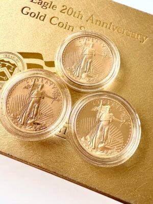 美国 2006 年美国鹰牌 20 年陈酿 3 盎司黄金套装