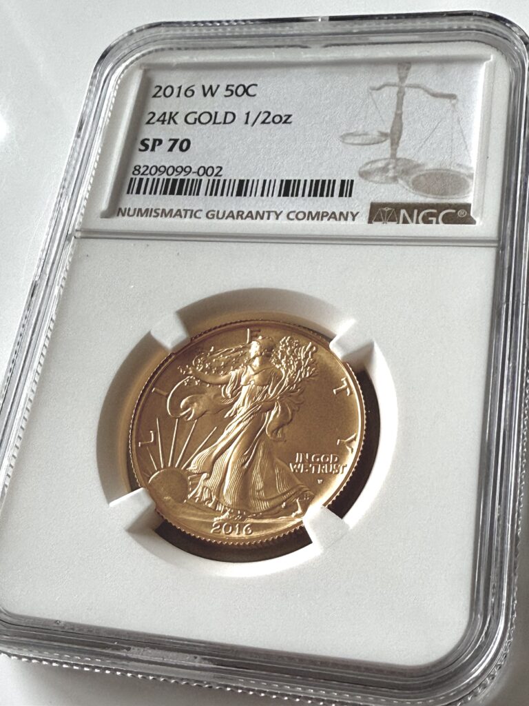 USA 2016 Half Dollar Walking Liberty Half Centennial NGC SP70