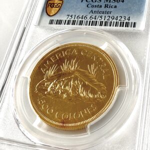 Costa Rica 1974 1500 Colones Grosser Ameisenbaer PCGS MS64
