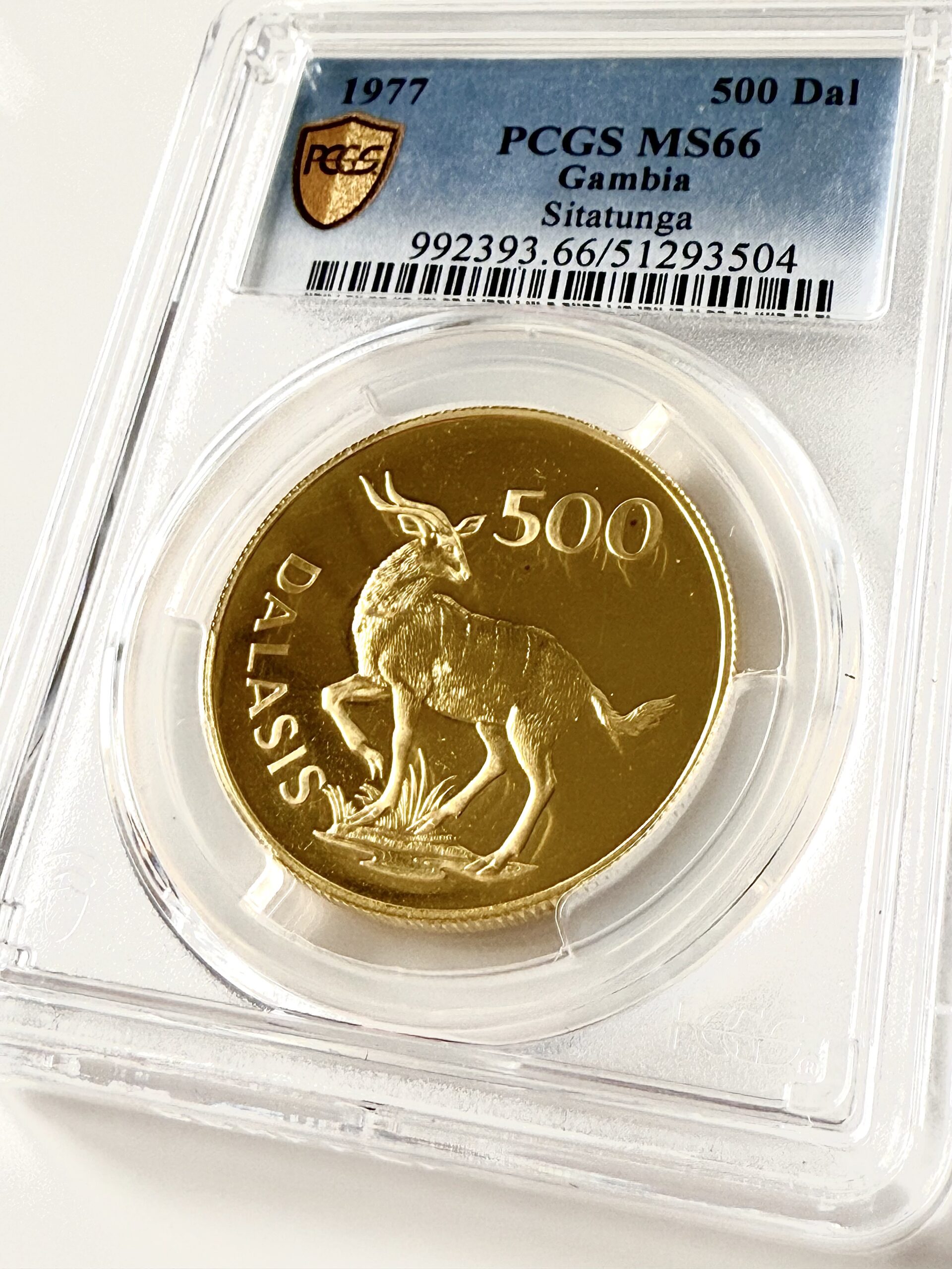 冈比亚- 1977 - 500 Dalasis - Sitatunga