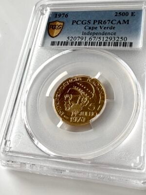 Kapverden 1976 2500 Escudos Unabhaengigkeit pcgs pr67 cam