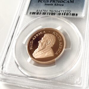 Kruegerrand 2002 1-2盎司精制金质 PCGS PR70 DCAM