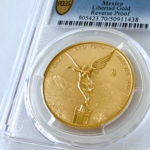 Mexiko 2022 Libertad 1oz Reverse Proof Gold PCGS PR70