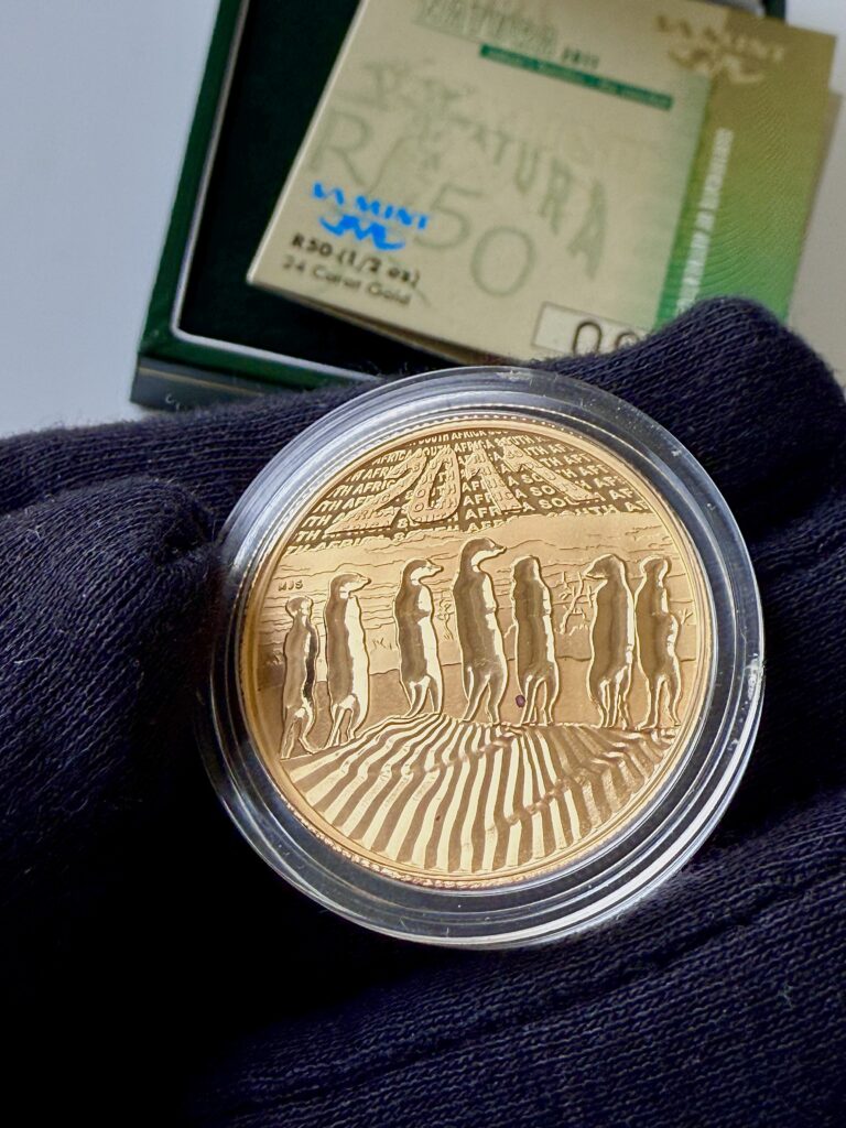 Natura 2011 Meerkat 1-2oz gold proof