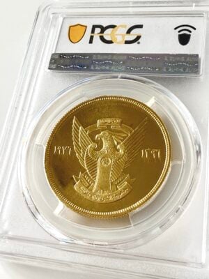 sudan-100-libbre-conservazione-scmitar-orice-cornuto-1396-1976-oro-pcgs-ms69_2 Sudan 100 libbre Conservazione Scmitar Oryx cornuto 1396 1976 Oro PCGS MS69