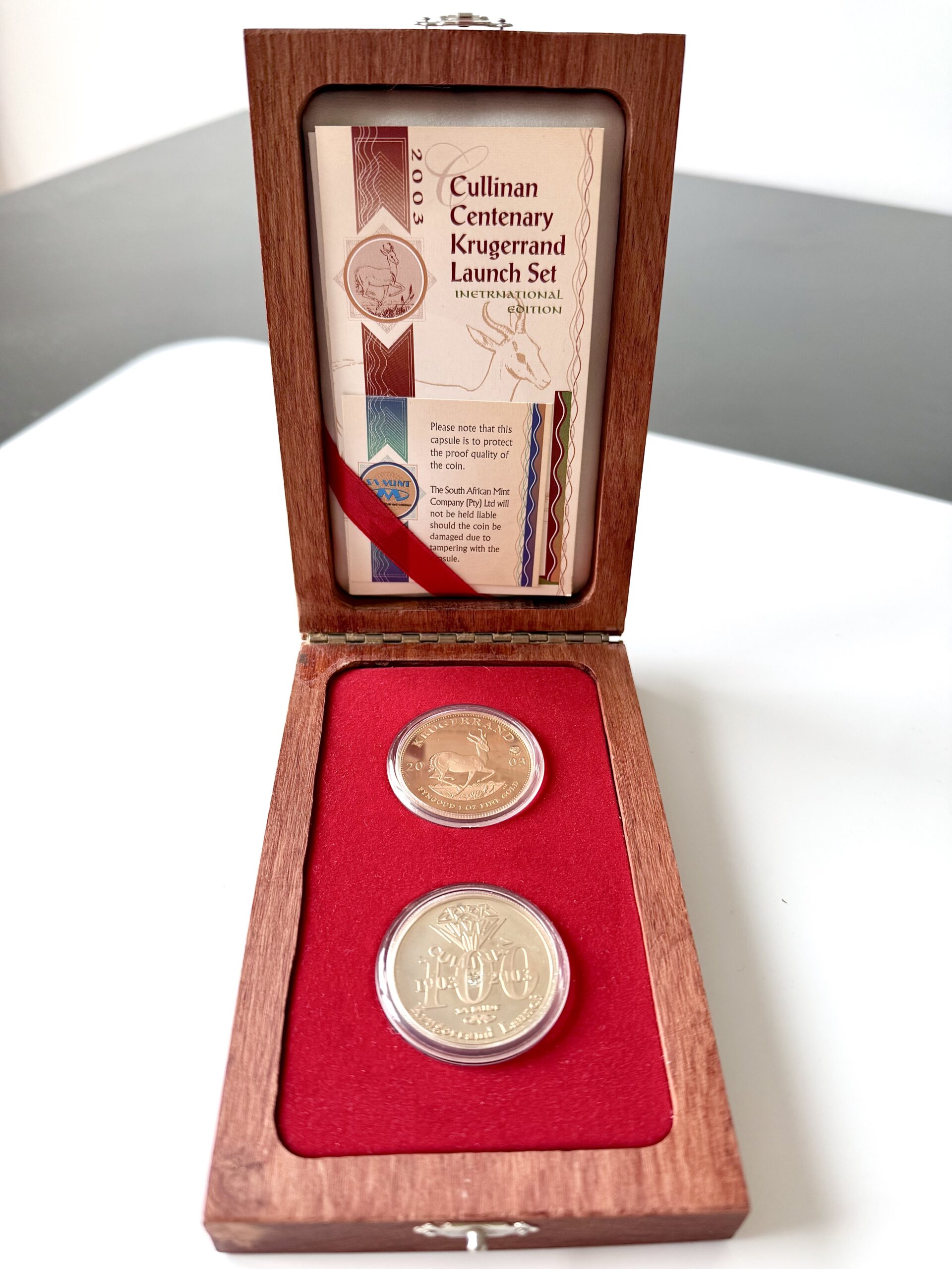 Krugerrand 2003 Mintmark Cullinan Diamond 1oz Proof Gold