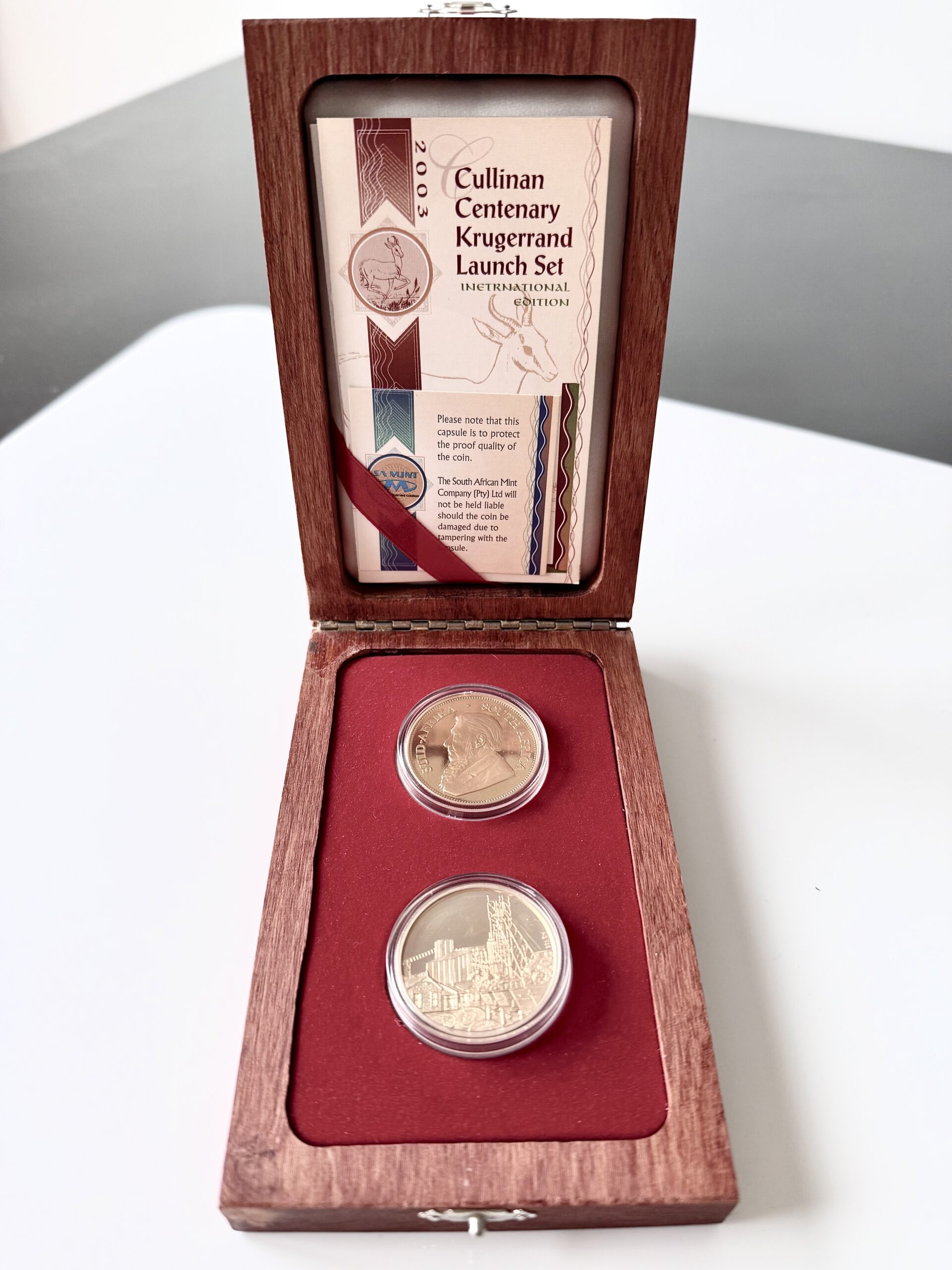 Krugerrand 2003 Mintmark Cullinan Diamond 1oz Proof Gold