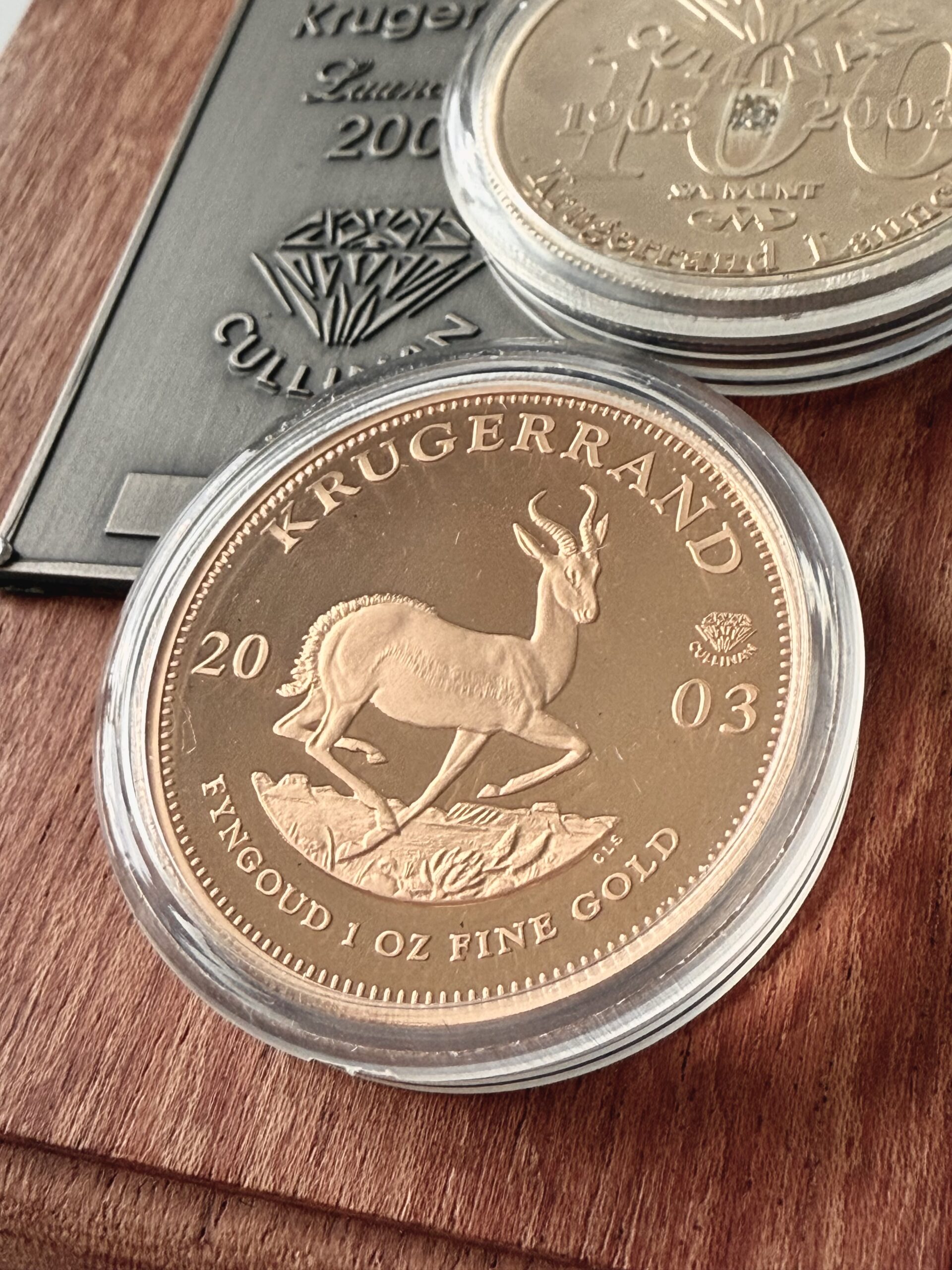 Krugerrand 2003 Mintmark Cullinan Diamond 1oz Proof Gold