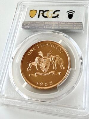 斯威士兰-1968-1-lilangeni-sobhuza-ii-independence-issue-1oz-gold-proof-pcgs-pr69cam_2 斯威士兰 1968 年 1 月 Lilangeni Sobhuza ii 独立版 1 盎司精制金 PCGS PR69 CAM