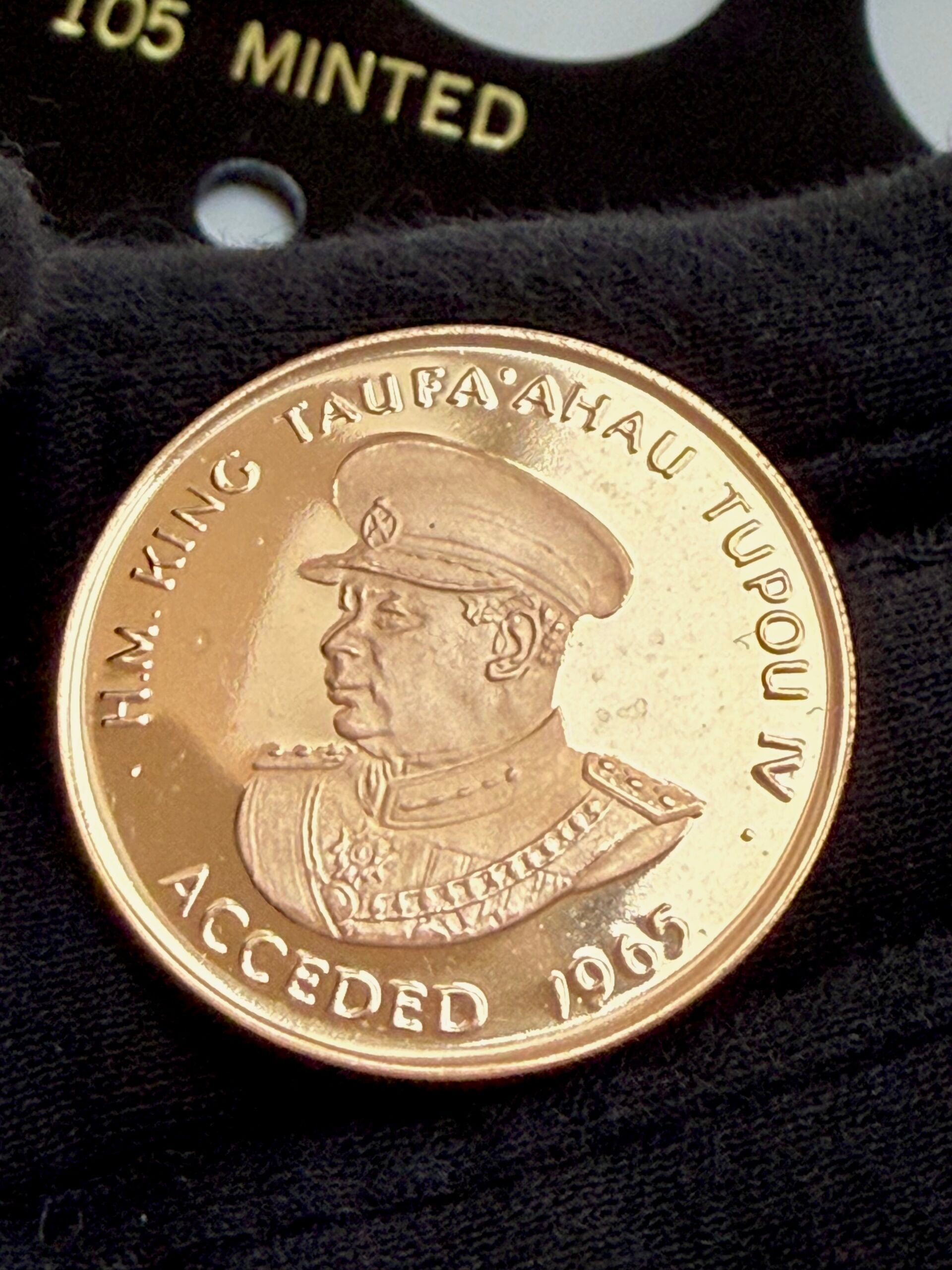 Тонга, Конституция столетия Паанги, 1975 г., Тауфаахау Тупоу iv Proof Gold